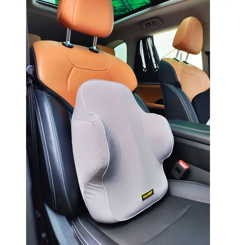 Maximus Premium Back Rest Cushion Grey Lumbar Support 2