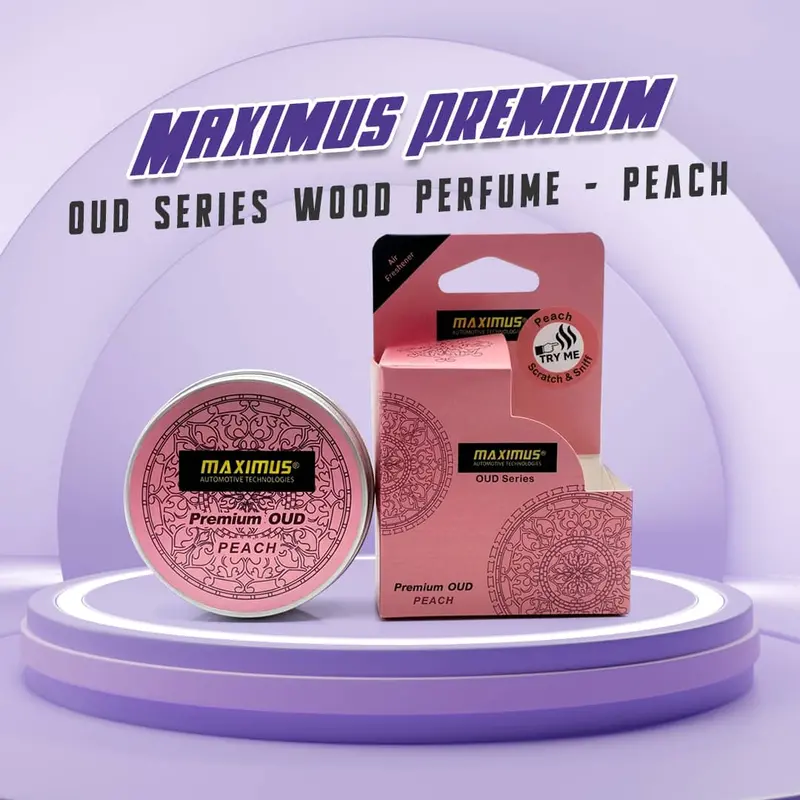 Maximus Premium Oud Series Wood Perfume - Peach 1