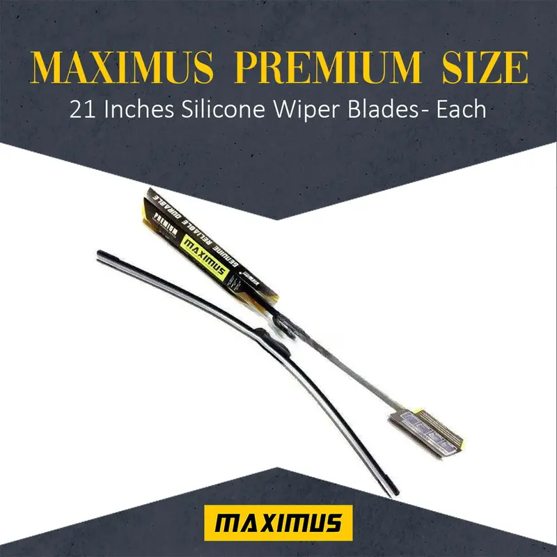 Maximus Premium Size 21 Inches Silicone Wiper Blades - Each 1