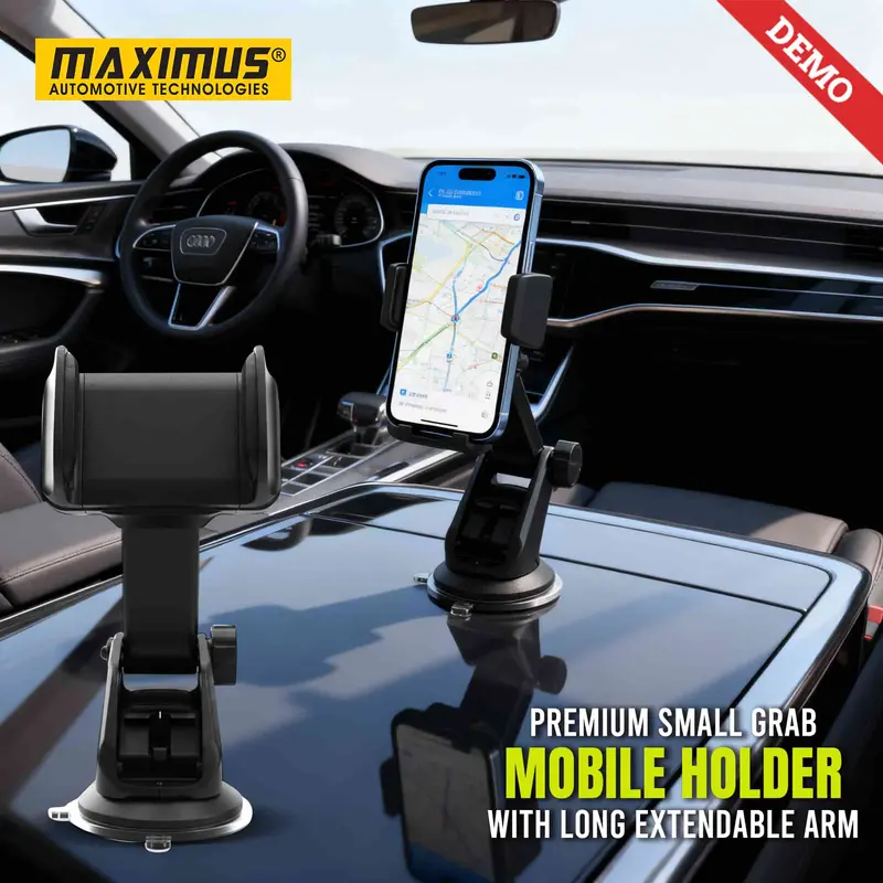 Maximus Premium Small Mobile Grab Holder With Long Extendable Arm 1