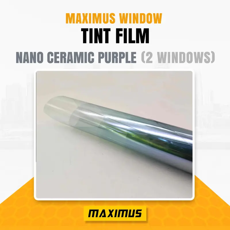 Maximus Purple Nano Ceramic Tint Film (2 Windows) 1