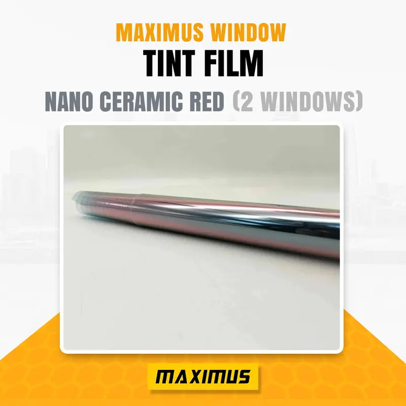 Maximus Red Nano Ceramic Tint Film (2 Windows) 2