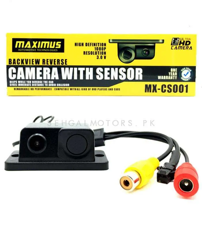 Maximus Reverse Camera With Parking Sensor - 1 Piece 2