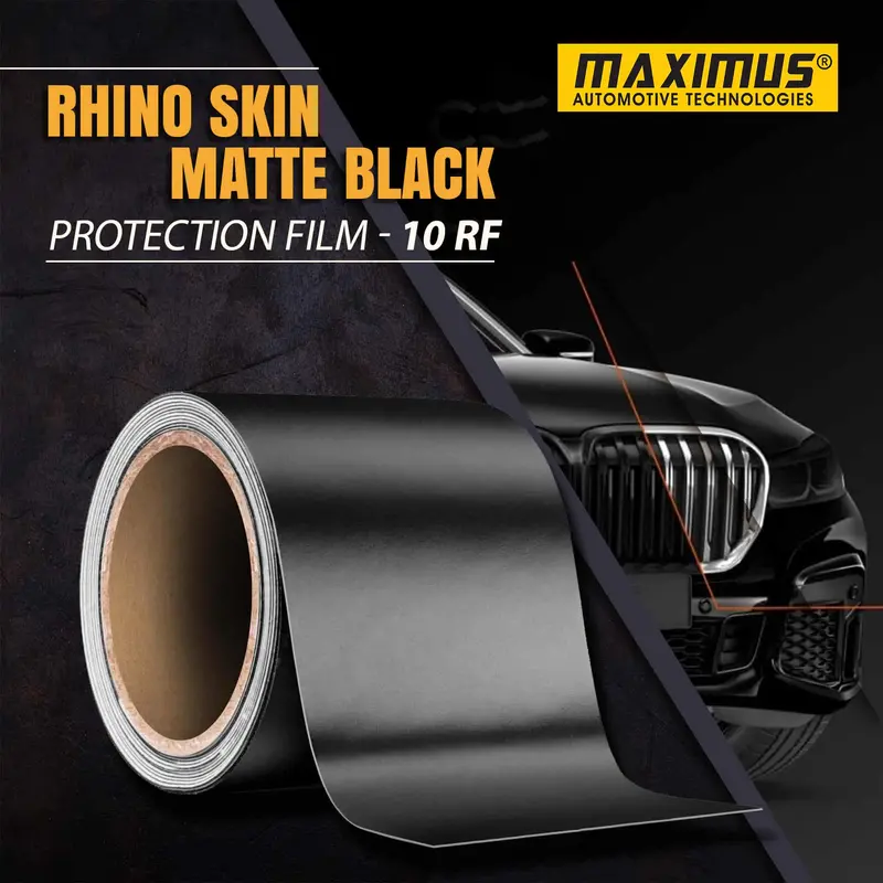 Maximus Rhino Skin Ppf Matte Black Protection Film 8 X 120 Inches 1