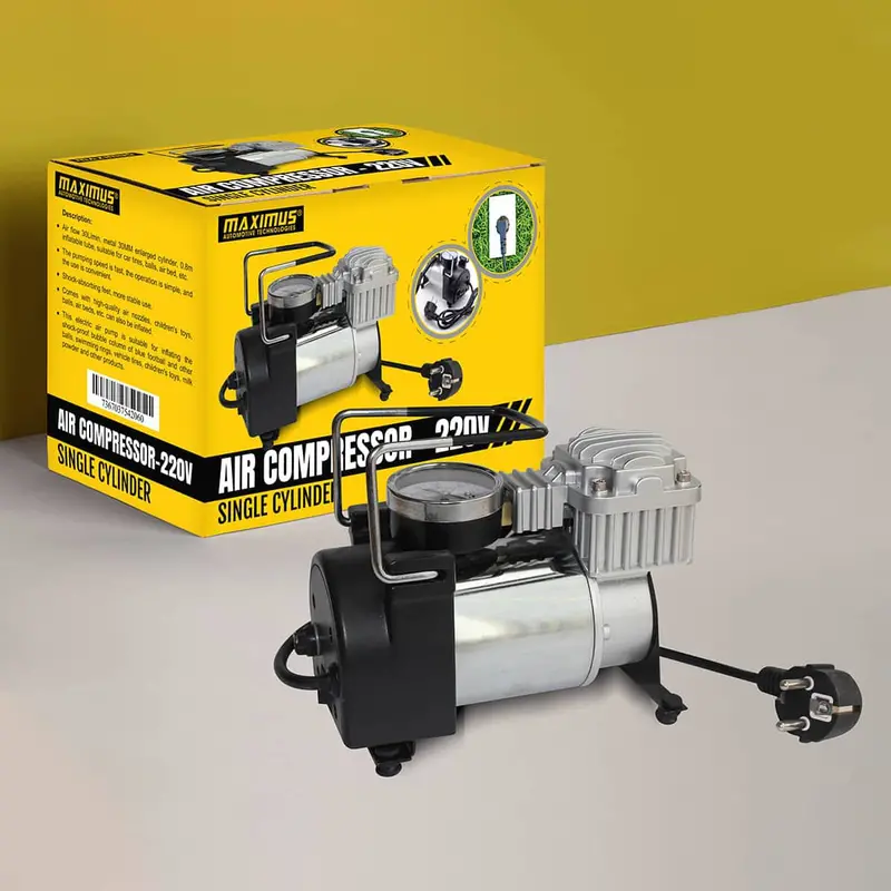 Maximus Single Cylinder Tyre Air Compressor Inflators 220V 2