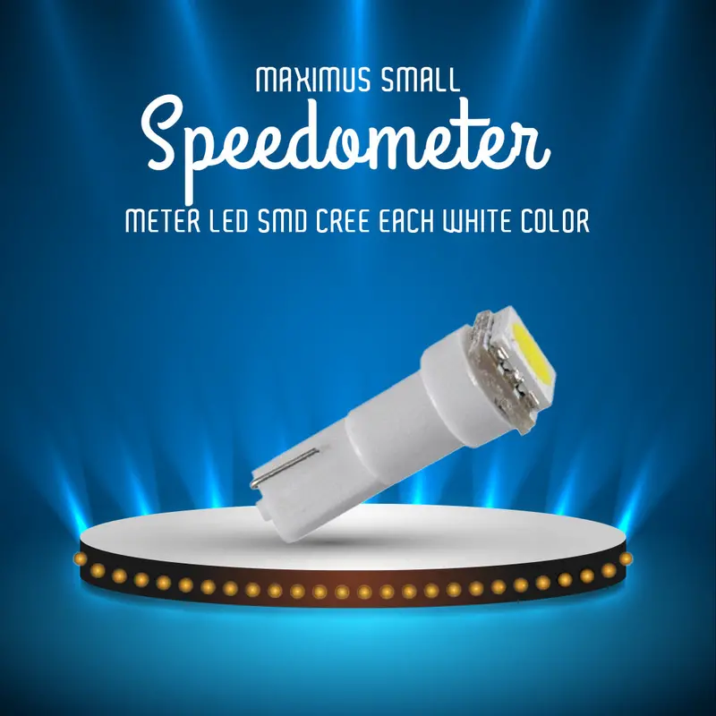 Maximus Small Speedometer Meter Led Smd Cree Each White Color 1