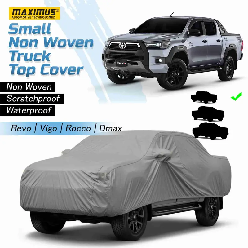 Maximus Small Truck Non Woven Top Cover - Scratchproof Waterproof For Revo | Vigo | Rocco | Dmax 2
