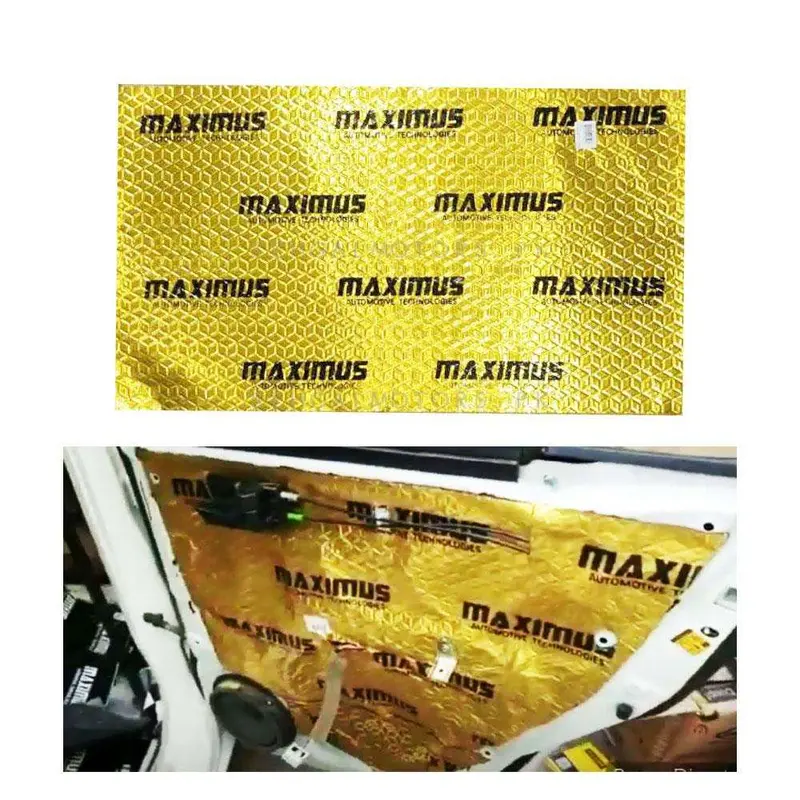 Maximus Sound Damping Deadening Sheet Gold - Each - Noise Reduction | Vibration Reduction | Gold Class Sheet 2