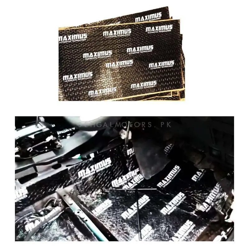 Maximus Sound Damping Deadening Sheet Premium Black - Each - Noise Reduction | Vibration Reduction | Shock Proofing 2