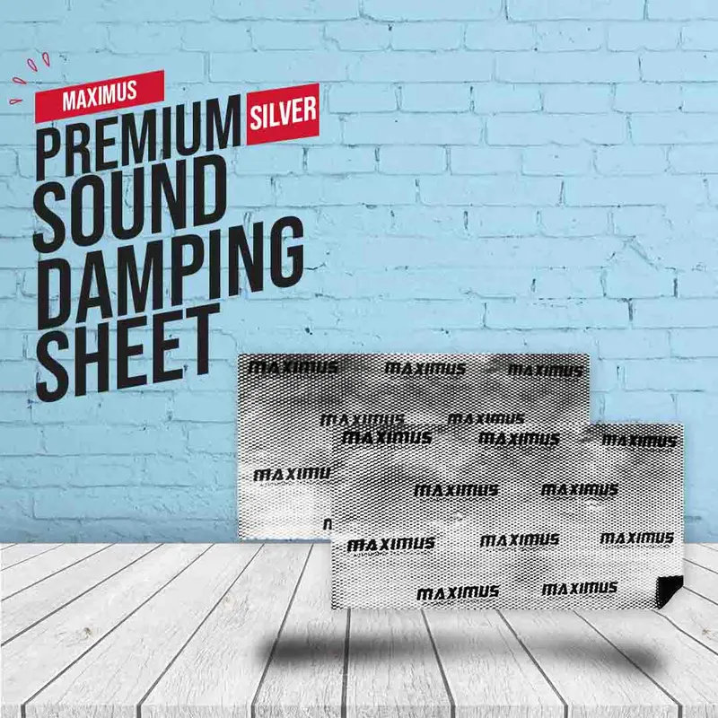 Maximus Sound Damping Deadening Sheet Premium Silver - Each - Noise Reduction | Vibration Reduction | Shock Proofing 1