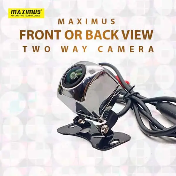 Maximus Two Way Front Or Back View Camera - Wide Angle View | Optional For Lines And View Change 1