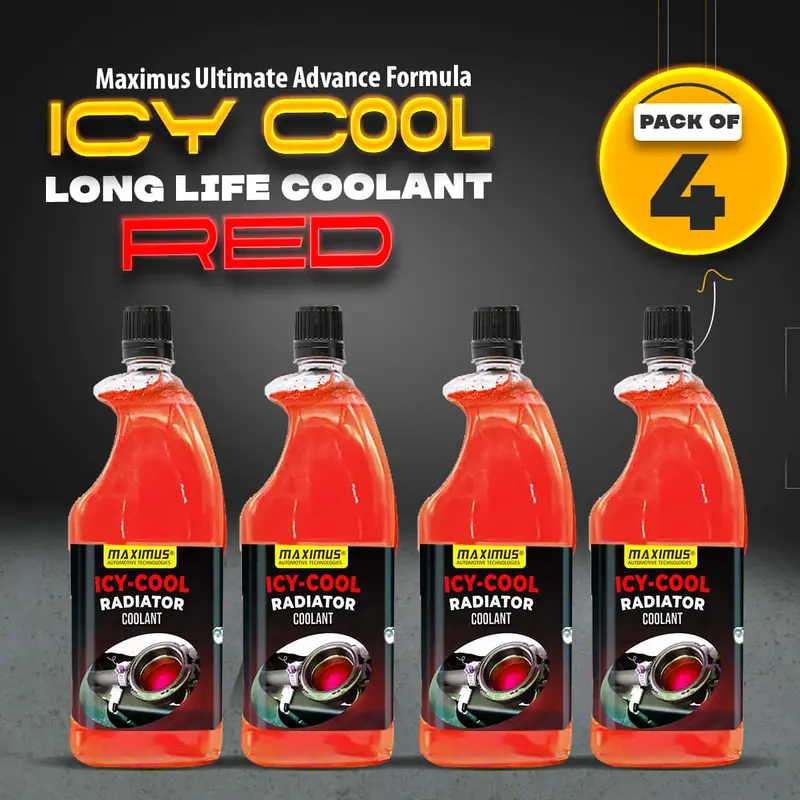 Maximus Ultimate Advance Formula Icy Cool Coolant Red Pack Of 4 25% 1