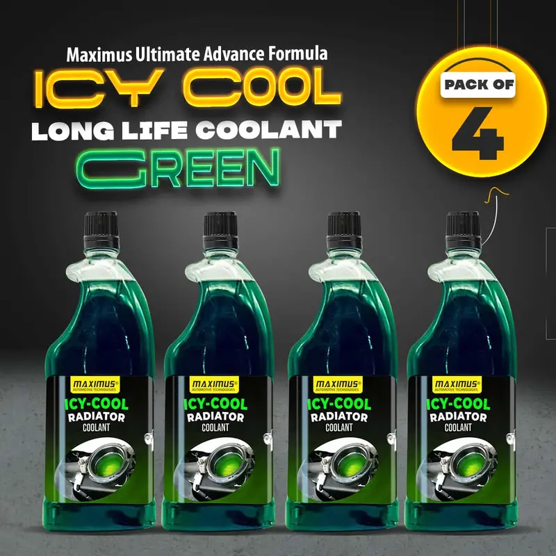 Maximus Ultimate Advance Formula Icy Cool Long Life Coolant Green - Pack Of 4 25% 1