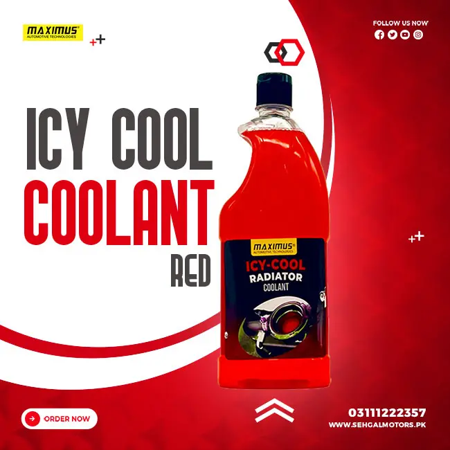 Maximus Ultimate Advance Formula Icy Cool Long Life Coolant Red 25% - 1L 1