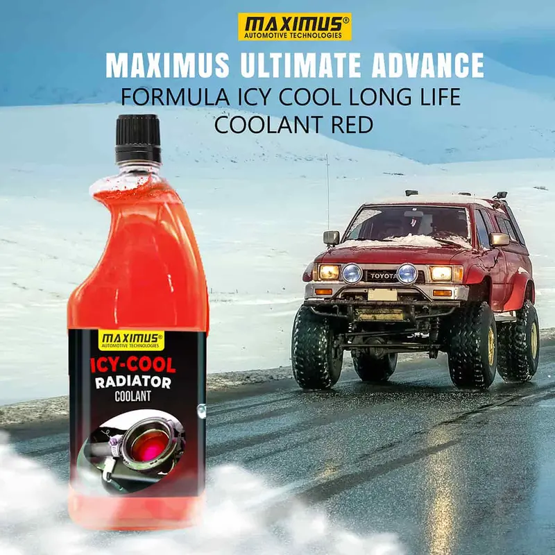 Maximus Ultimate Advance Formula Icy Cool Long Life Coolant Red 25% - 1L 2