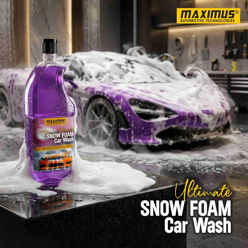Maximus Ultimate Snow Foam Shampoo - 1L - Car Shampoo Cleaning Agent 1