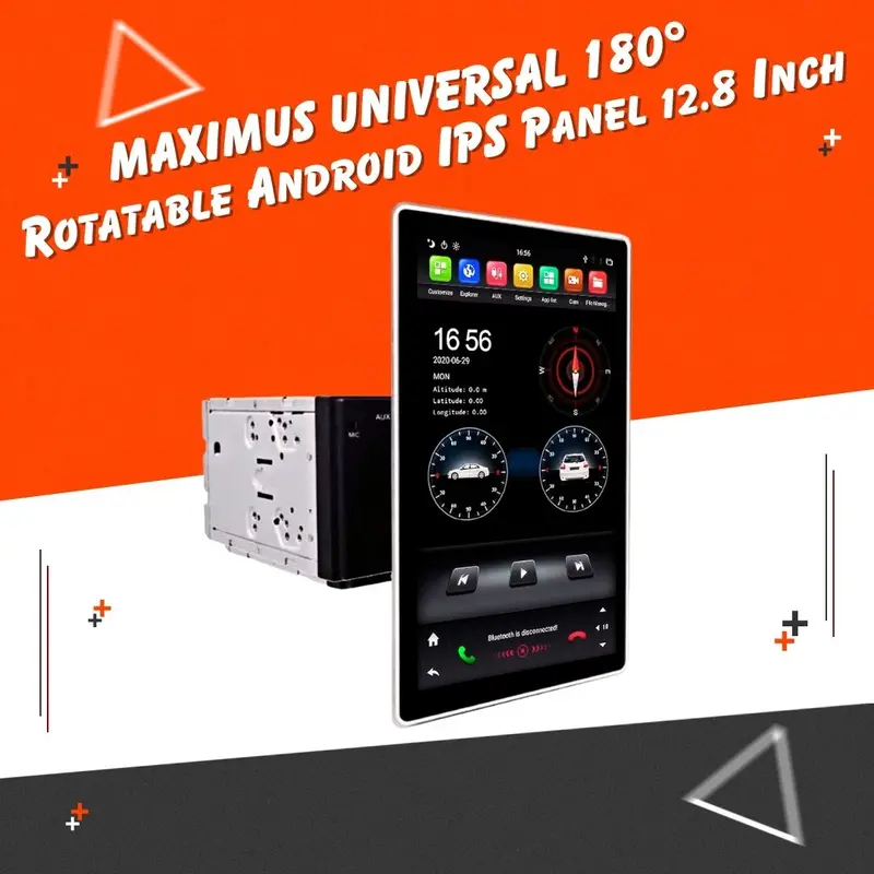 Maximus Universal 180 Degree Rotatable Android Lcd Black 12.8 Inches 1