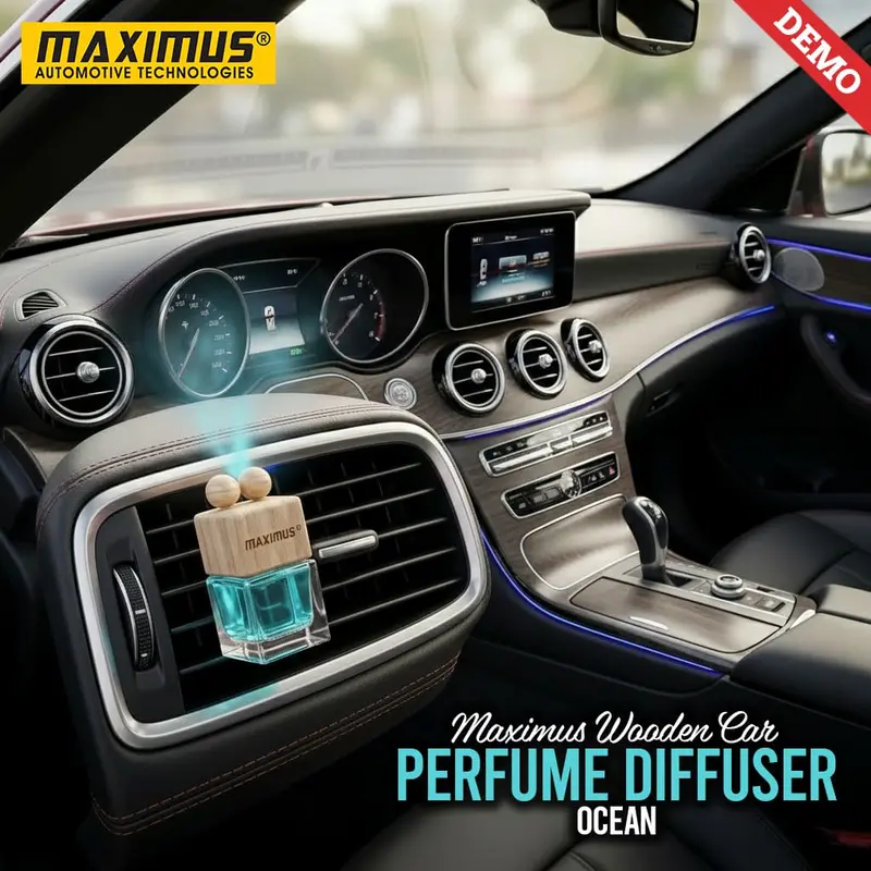 Maximus Wooden Car Perfume Diffuser Ocean  Ac Vent & Hanging 1