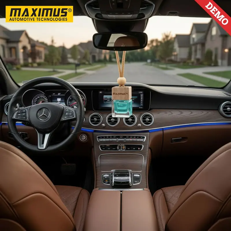 Maximus Wooden Car Perfume Diffuser Ocean Ac Vent & Hanging 2