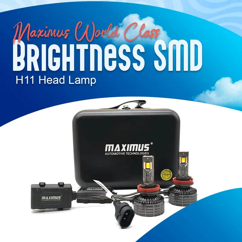Maximus World Class Brightness Led Headlight Bulb - H11 - 200W 2
