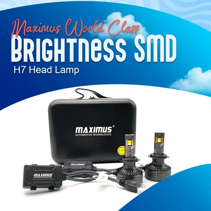 Maximus World Class Brightness Led Headlight Bulb - H7 - 200W 2