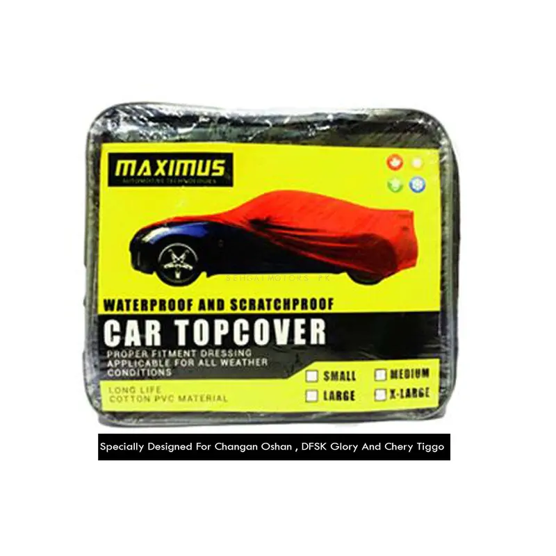 Maximus Xxxl Non Woven Scratchproof Waterproof Car Top Cover - - Xxxl Premium Cross Over Size 2