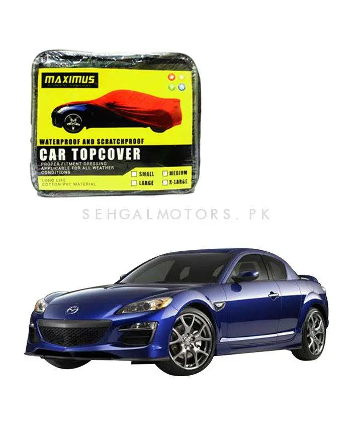 Mazda Rx8 Class Maximus Non Woven Car Top Cover 2003 - 2012 - - Scratchproof And Waterproof - Without Belt 2