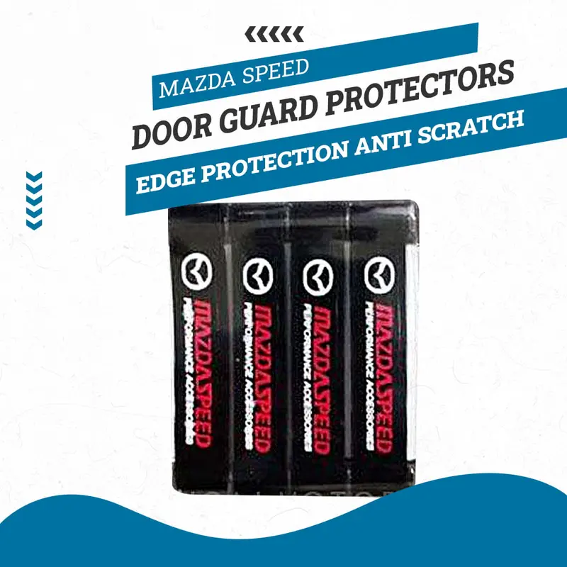 Mazda Speed Door Guards Protectors - Edge Protection Anti-Scratch Buffer Strip 1