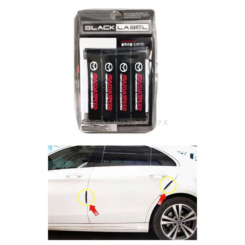 Mazda Speed Door Guards Protectors - Edge Protection Anti-Scratch Buffer Strip 2