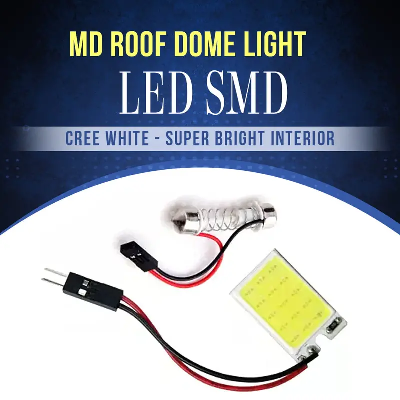 Md Roof Dome Light Led Smd Cree White - Super Bright Interior 1