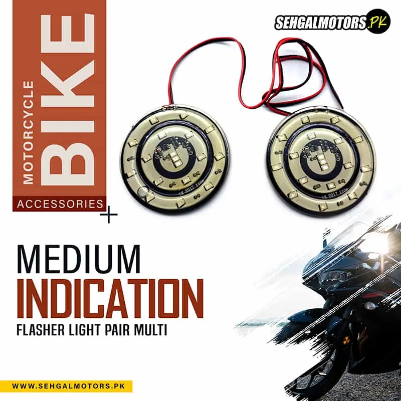 Medium Indication Flasher Light For Bikes Pair Multi A00328 1
