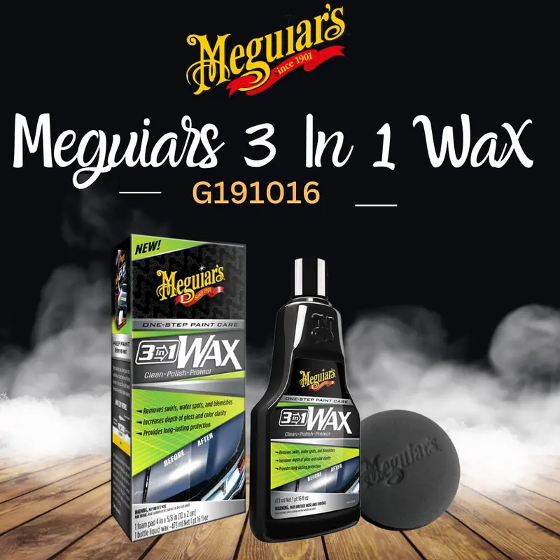 Meguiars 3 In 1 Wax G191016 - Multiple Steps 1