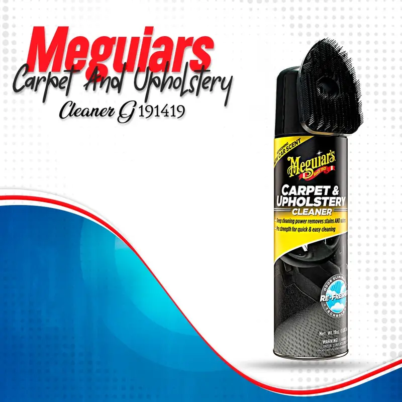 Meguiars Carpet And Upholstery Cleaner G191419 - 19 Oz - Car Interior Agent Ceiling Cleaner Home 1