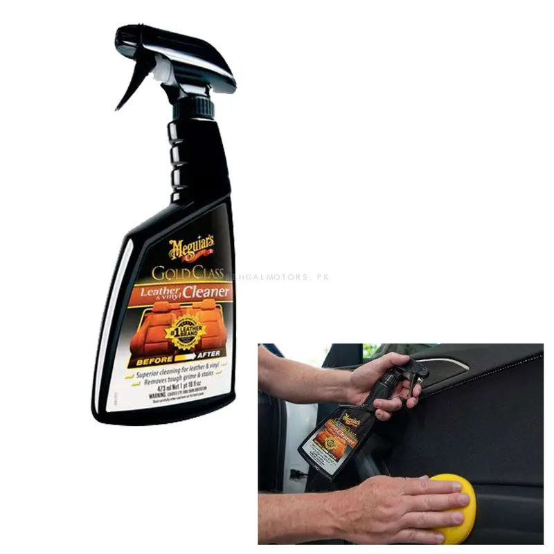 Meguiars Gold Class Leather & Vinyl Cleaner Spray G18516 - 473Ml 2