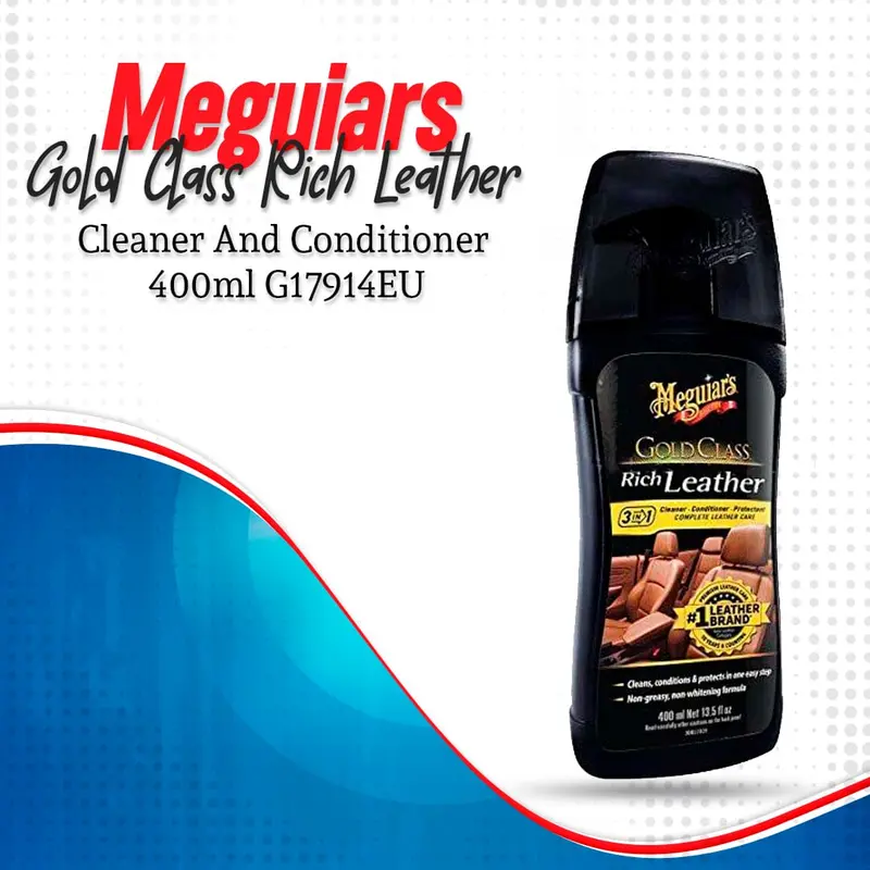 Meguiars Gold Class Rich Leather Cleaner And Conditioner 400Ml G17914eu 1