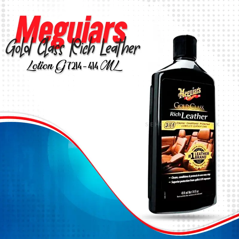 Meguiars Gold Class Rich Leather Lotion G7214 - 414 Ml 1