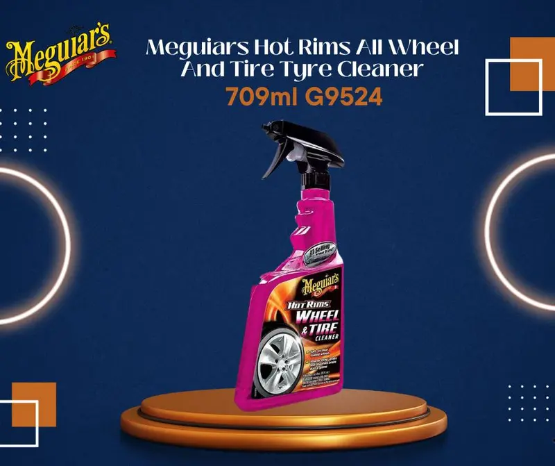 Meguiars Hot Rims All Wheel And Tire Tyre Cleaner - 709Ml G9524 1