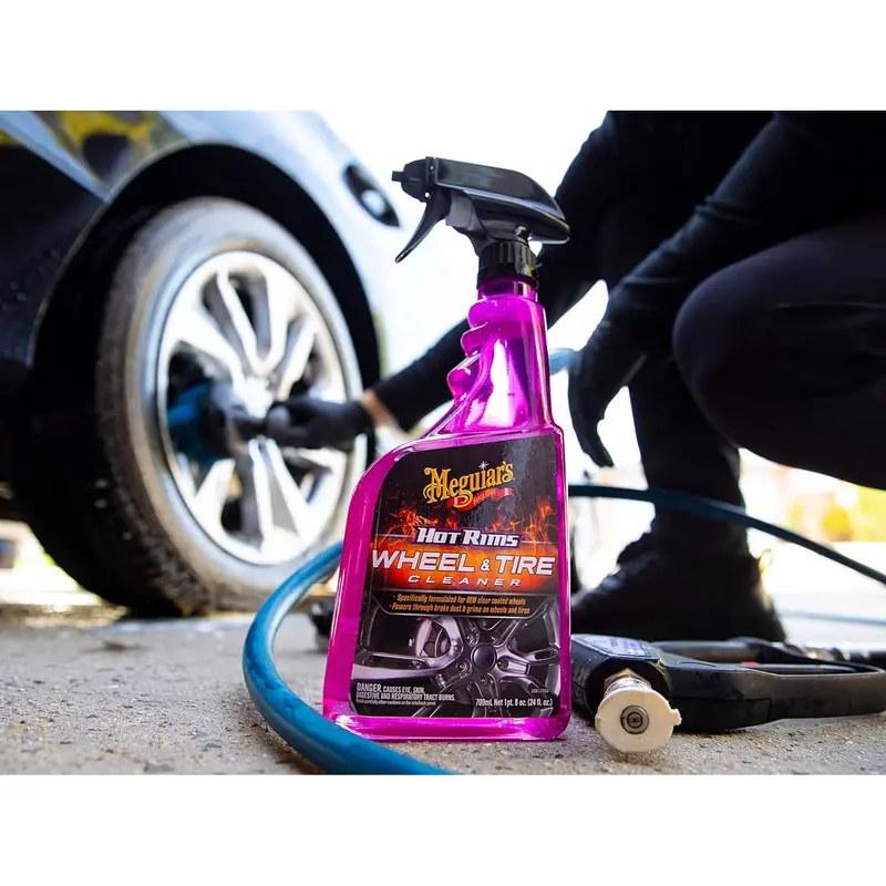 Meguiars Hot Rims All Wheel And Tire Tyre Cleaner - 709Ml G9524 2