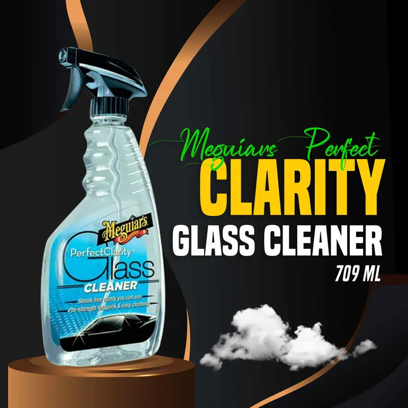 Meguiars Perfect Clarity Glass Cleaner G8224 - 709Ml - Window Hydrophobic Windshield Glass Cleaner 1