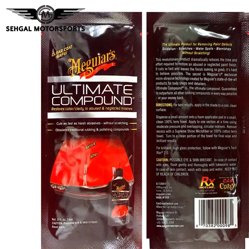 Meguiar's Ultimate Compound Sachet 14Ml 1