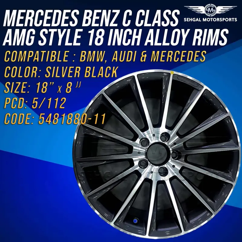 Mercedes Benz C Class Amg Style Alloy Rims 18 Inch (5481880-11) 2