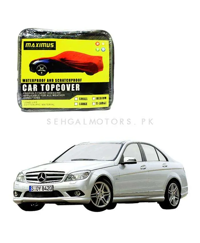 Mercedes Benz C Class Maximus Non Woven Car Top Cover 2007-2014 - - Scratchproof And Waterproof - Without Belt 2