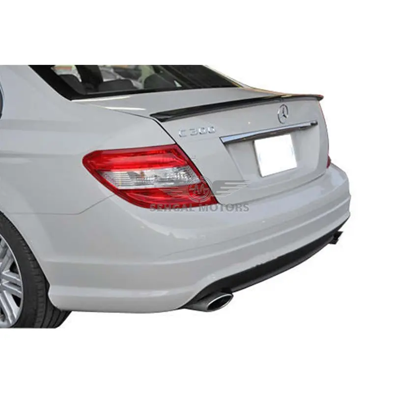 Mercedes-Benz C-Class W-204 Trunk Spoiler Lip Style Model 2008-2014 1