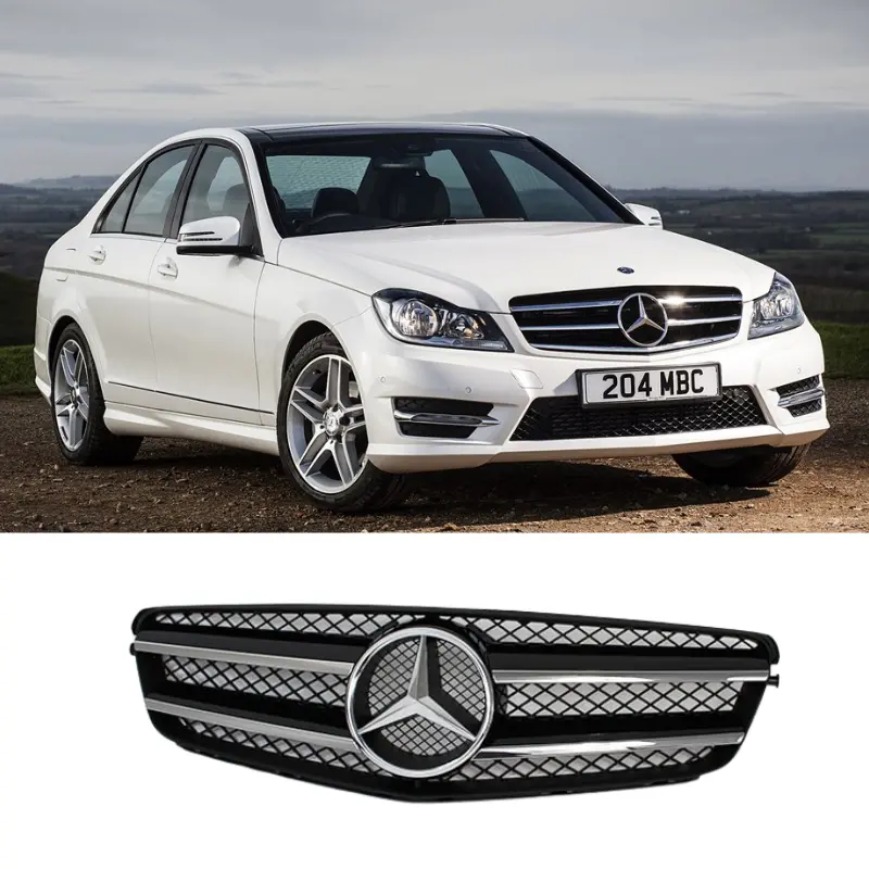 Mercedes-Benz C-Class W204 Front Grill 2011-2014 1