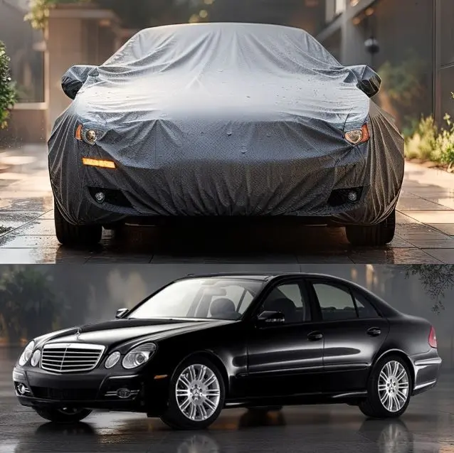 Mercedes Benz E Class Maximus Non Woven Car Xl Top Cover 2002-2009 - - Scratchproof And Waterproof - Without Belt 1