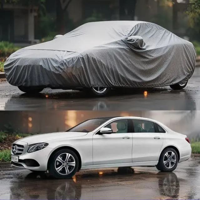 Mercedes Benz E Class Maximus Non Woven Car Xl Top Cover 2016-2019 - - Scratchproof And Waterproof - Without Belt 1