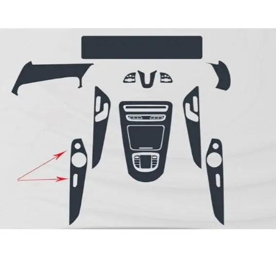 Mercedes Benz Eqc Interior Ppf Tpu Sheets Model - 2021 - Paint Protection Film 1