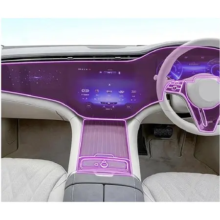 Mercedes Benz Eqc Interior Ppf Tpu Sheets Model - 2024 - Paint Protection Film 1