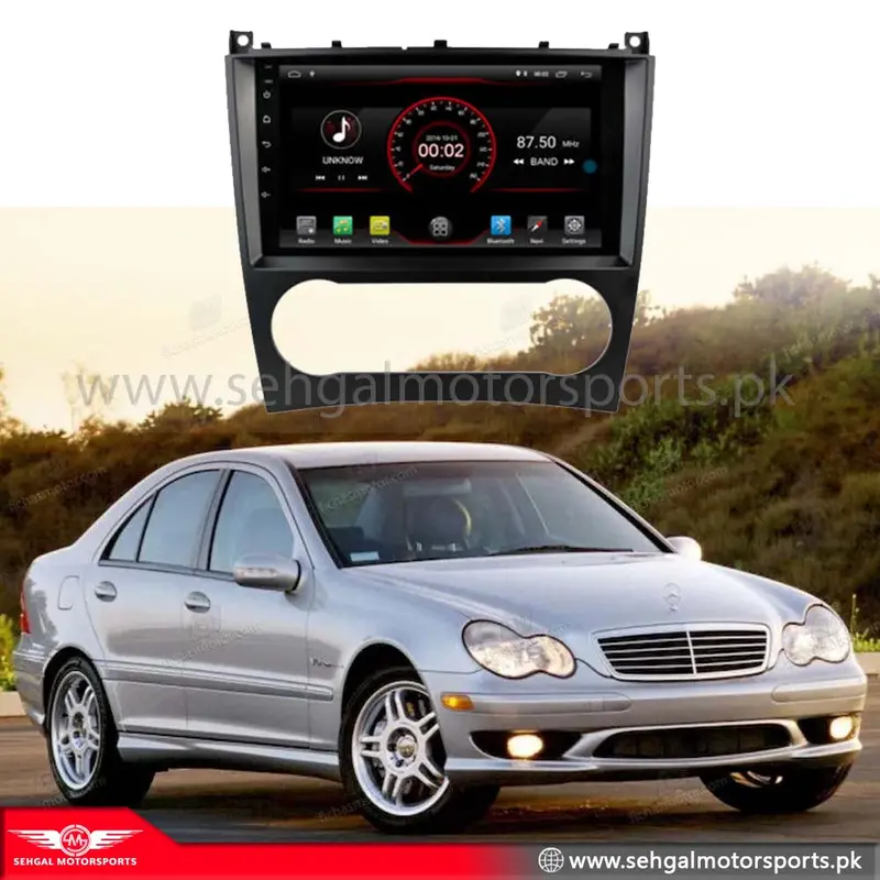 Mercedes Benz Glk W203 Android Lcd Panel 1+16Gb O.Tech Model 2001-2007 1