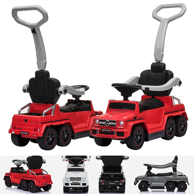 Mercedes Benz Licensed 3 In 1 G63 6X6 Mini Electric & Push Ride On 3